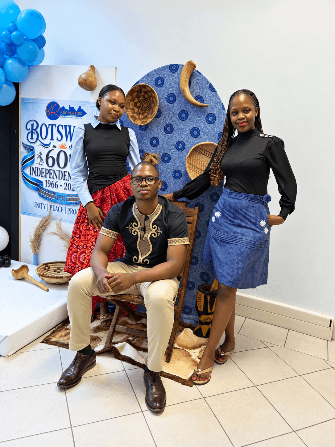 Botswana Independence Celebration Portrait