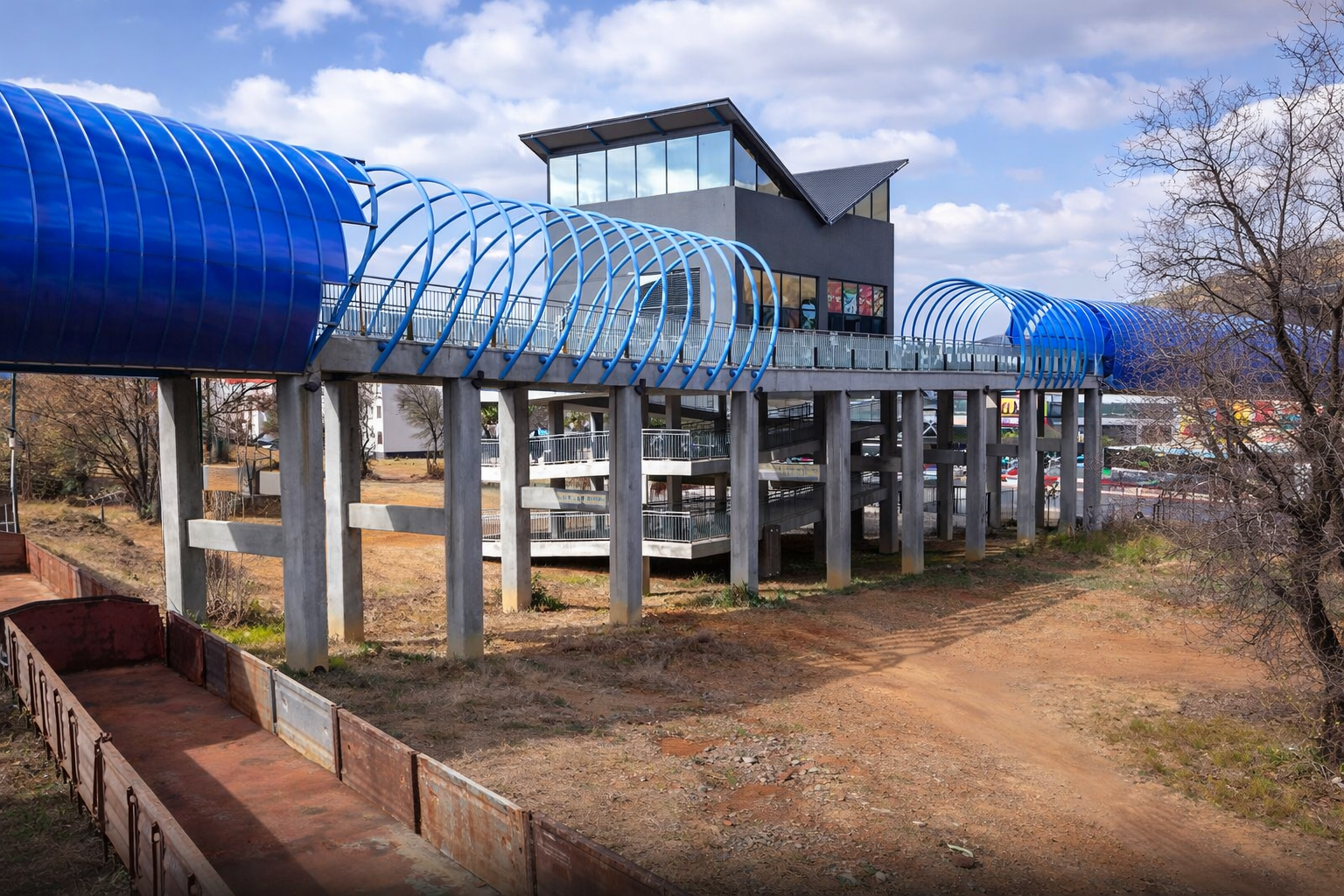 Pedestrian Bridge at Lobatse